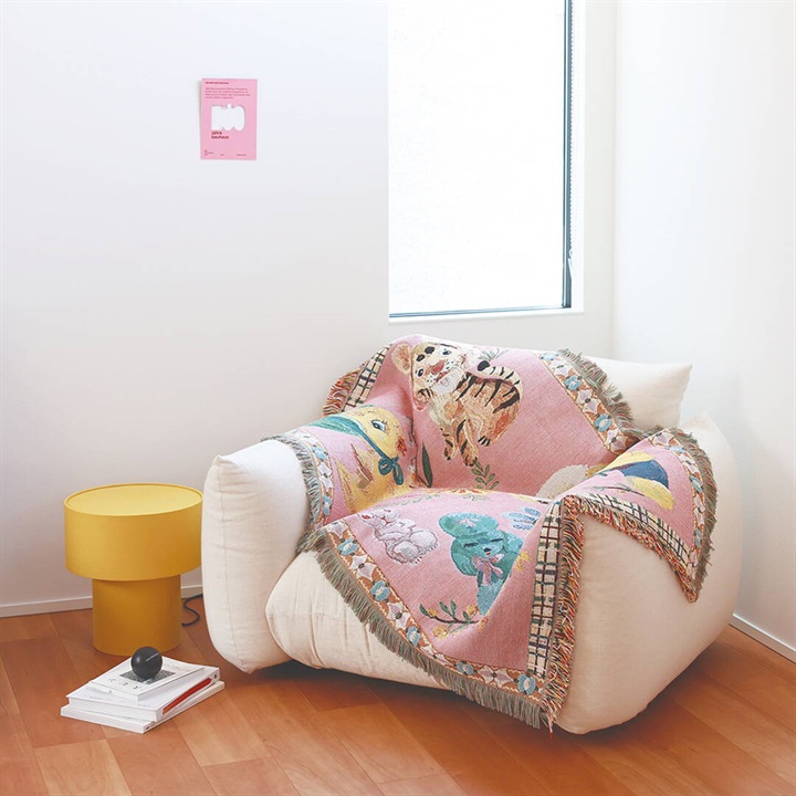 Nathalie Lete】Tapestry Rug タペストリーラグ 143×90cm｜てんとてん