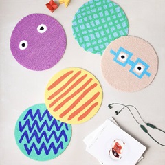 【Goma】Raound Mat チェアパッド