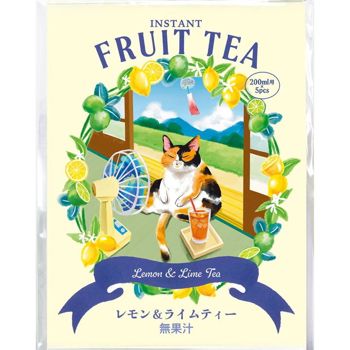 ＜夏季限定＞キッサインスタントアイスティー5pcs レモン＆ライム