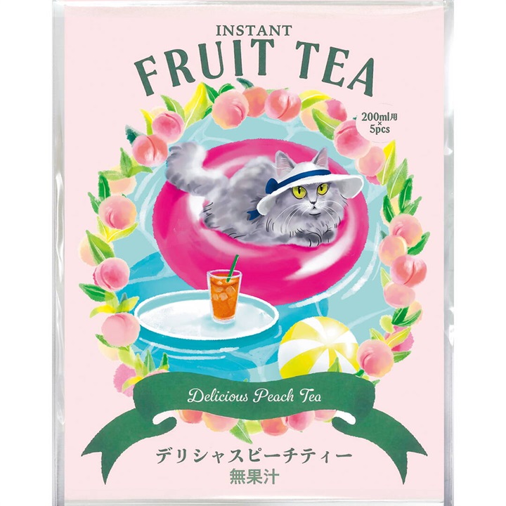 ＜夏季限定＞キッサインスタントアイスティー5pcs デリシャスピーチ