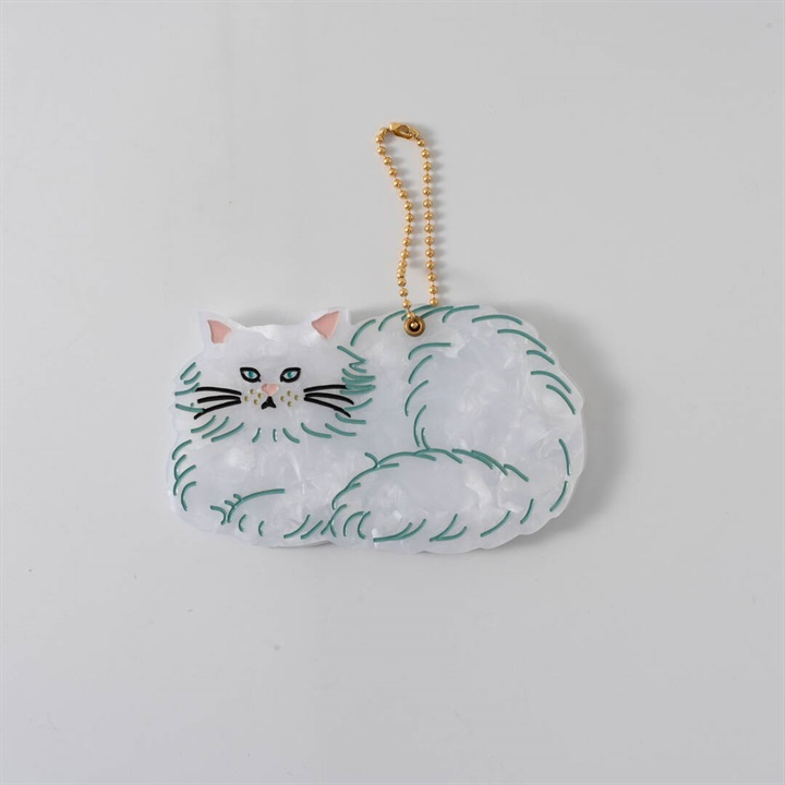 【JOliJOli】FTダイカットチャームミラー(04.FLUFFY CAT)