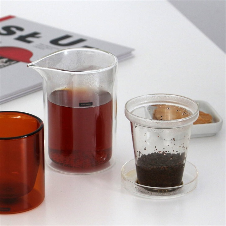 【DETAIL】ANAheim ダブルウォールティーポット 450ml(Clear)
