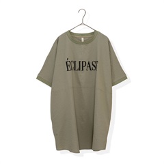 【Lupilien】半袖プリントチュニック シアサッカー 接触冷感加工(025 MINT)