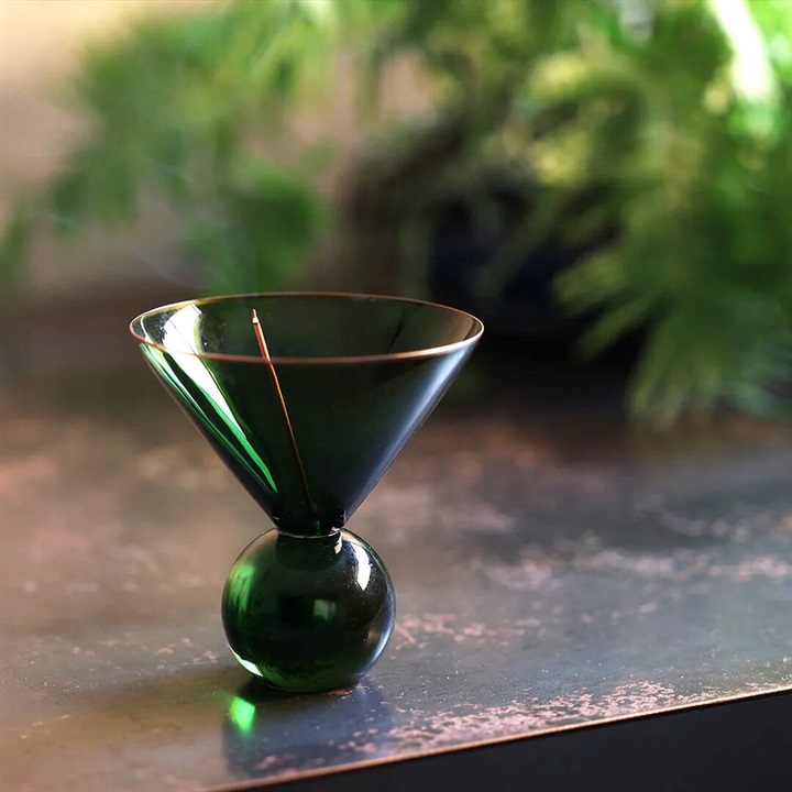 【HUNT 9】Hazel Alle a te Fern green インセンスホルダー Sphere