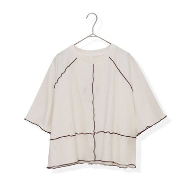 【Lupilien】半袖Tシャツ 配色メロウ 吸水速乾天竺