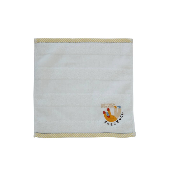【NANKA KAWAII NIHONGO】刺繍手拭い タオルハンカチ