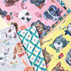 【Nathalie Lete】ダブルレイヤーブランケット Double layer Blanket