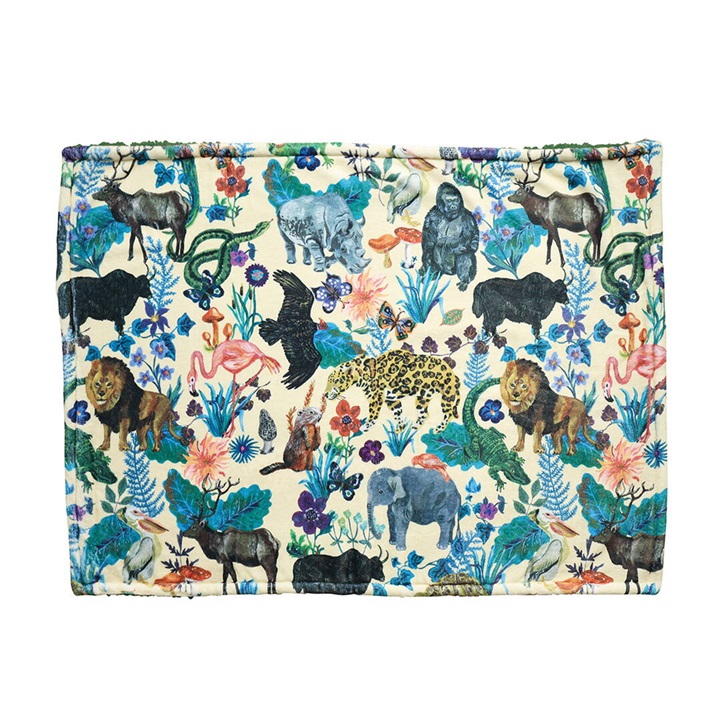 【Nathalie Lete】ボアブランケット Boa Blanket(Jungle)