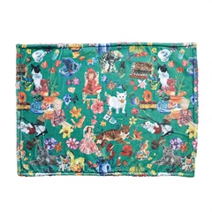 【Nathalie Lete】ボアブランケット Boa Blanket(Cats)