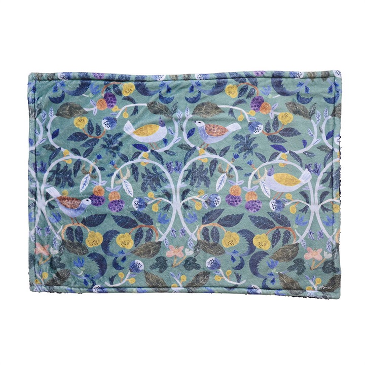 【松尾ミユキ】ボアブランケット Boa Blanket Plants