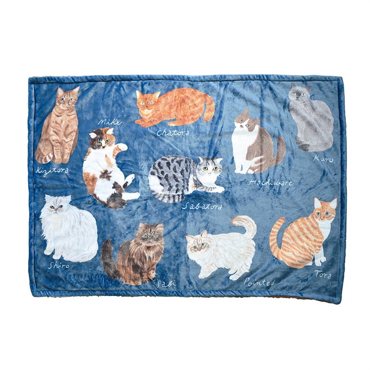 【松尾ミユキ】ボアブランケット Boa Blanket Cat