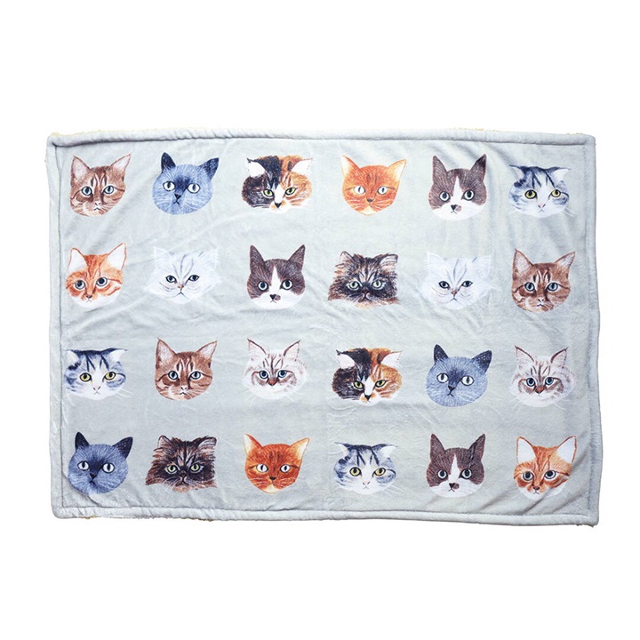 【松尾ミユキ】ボアブランケット Boa Blanket Cat