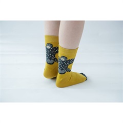 Kusetsuyo-Socks くせ強-ソックス 靴下 1足(E(振り向きゴリラ))