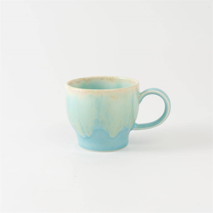 【NAOKO HATA CERAMICS】マグカップ Melt series mug cup L 約Φ9.5×H8.5cm(湖)