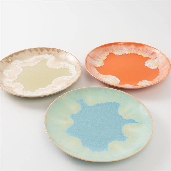 【NAOKO HATA CERAMICS】プレート Melt seriese 6MARU plete