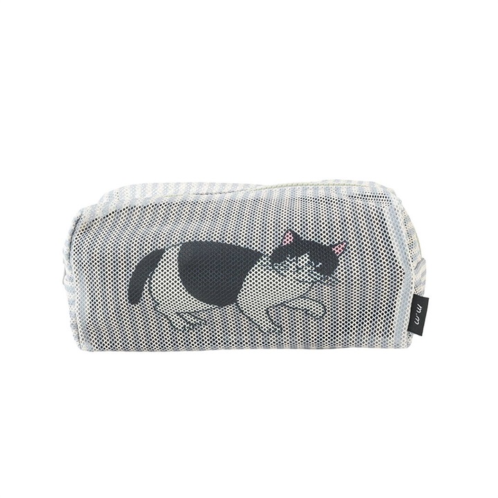 【松尾ミユキ】ポーチ Stripe Mesh pouch