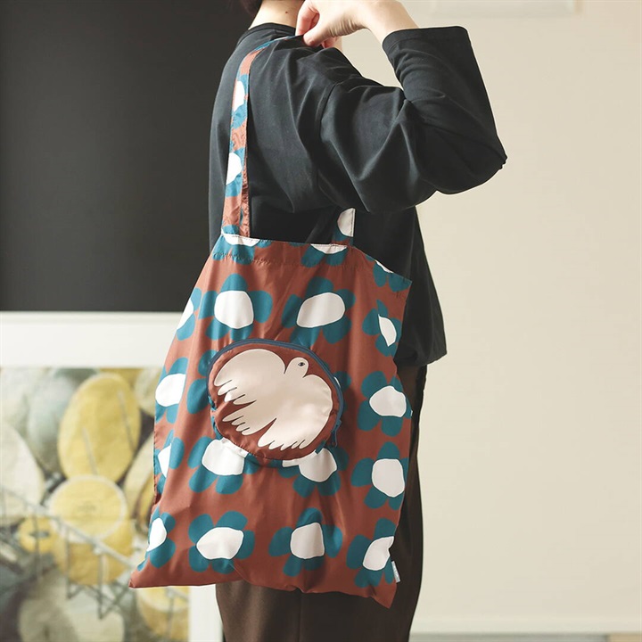 【OLYA】エコバッグ Face bag(Bird)