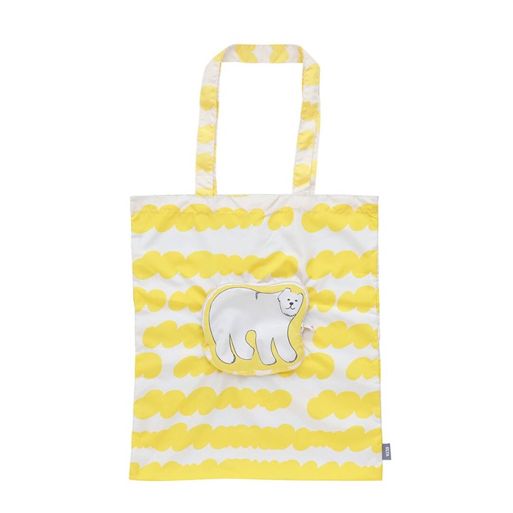 【OLYA】エコバッグ Face bag(Polar bear)