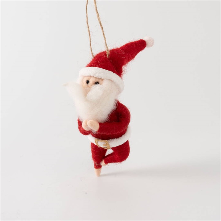 フェルトクリスマス ヨガ ポーズオーナメント 2026