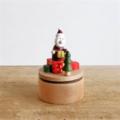 サンタの木製オルゴール(サンタ)
