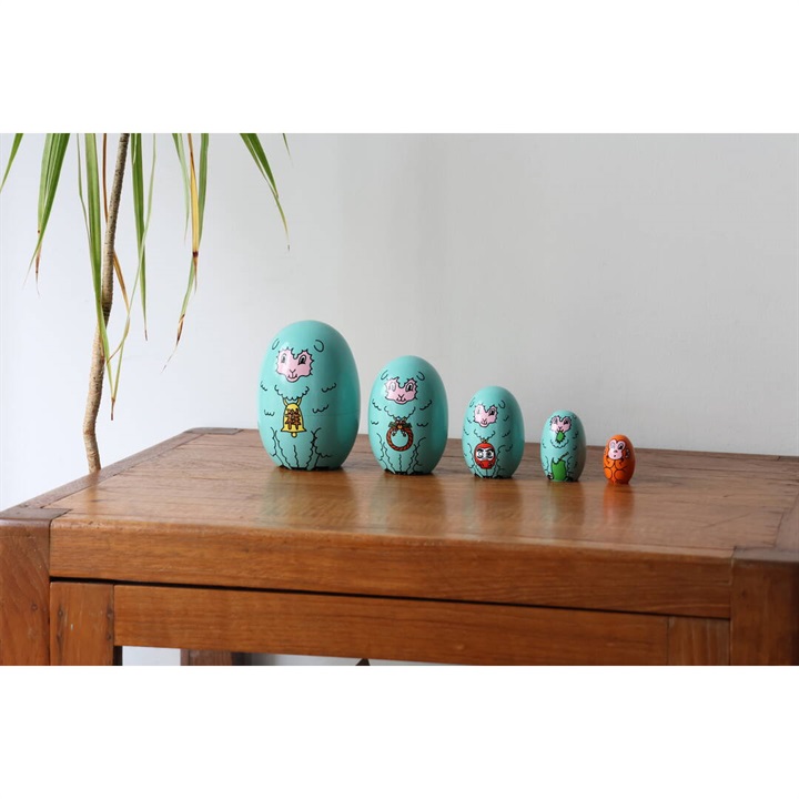 【MIDORI KOMATSU Plays with DETAIL INC.】HAPPY NEW SHEEP マトリョーシカ