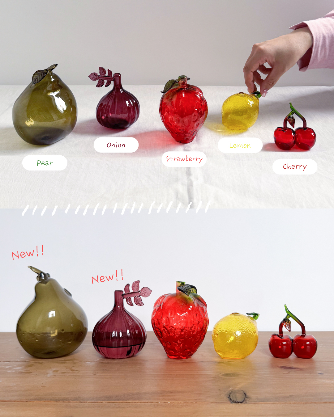 DECO Glass オブジェ＆フラワーベース