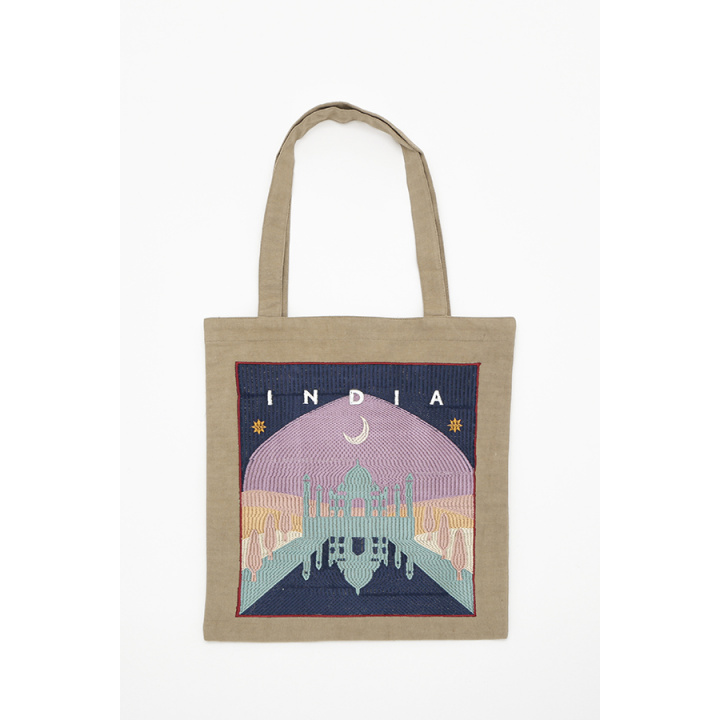 artipur COTTAGE】 刺繍トートバッグ EMBROIDERY SERIES