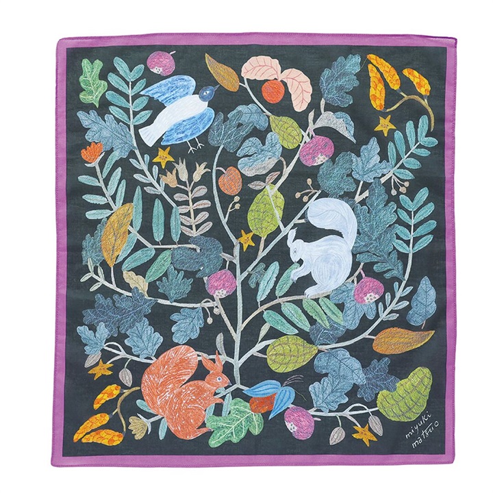 松尾ミユキ】 Handkerchief｜てんとてん｜インテリア雑貨・食器