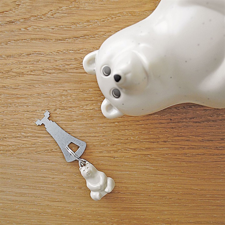 PALASET】 貯金箱 シロクマ｜てんとてん｜インテリア雑貨・食器