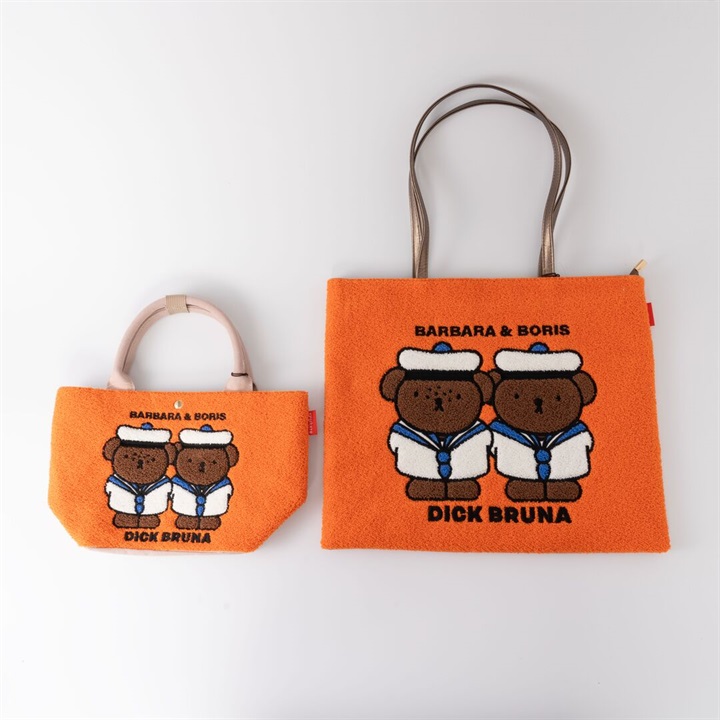 zucchero】ミッフィーコラボさがら刺繍A4トート｜てんとてん