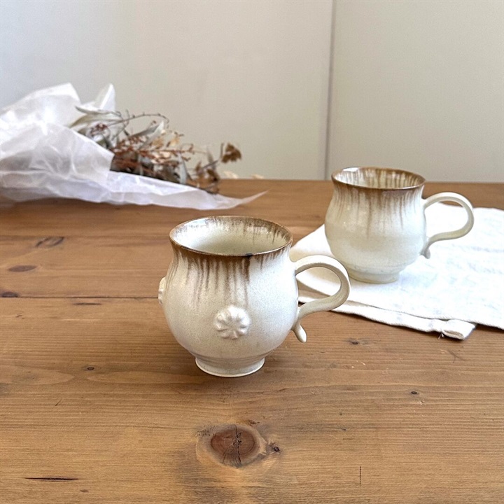 松尾亮佑】マグカップ Melt Flower 260ml｜てんとてん｜インテリア雑貨