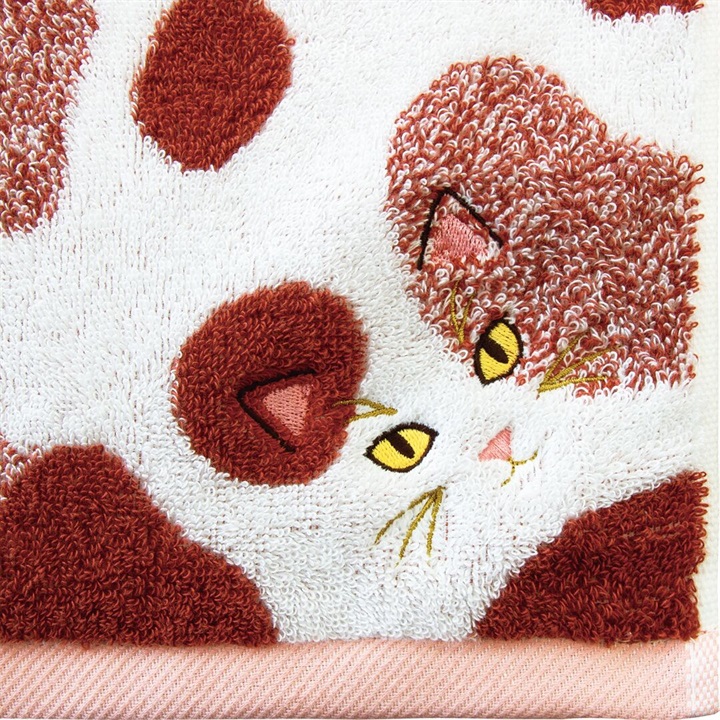 Uchinoko mate 毛並みロングフェイスタオル｜てんとてん｜インテリア