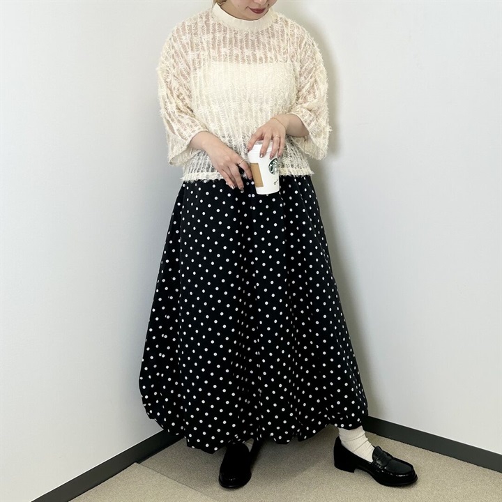 新品未使用 PICTURES ドット柄 バルーンスカート[FF] セール】ドット柄バルーンスカート（スカート）｜NANEA（ナネア