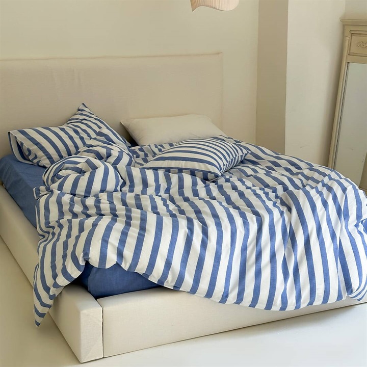 DayDreamer】ウォッシュドコットン寝具3点カバーセット ニュートラル