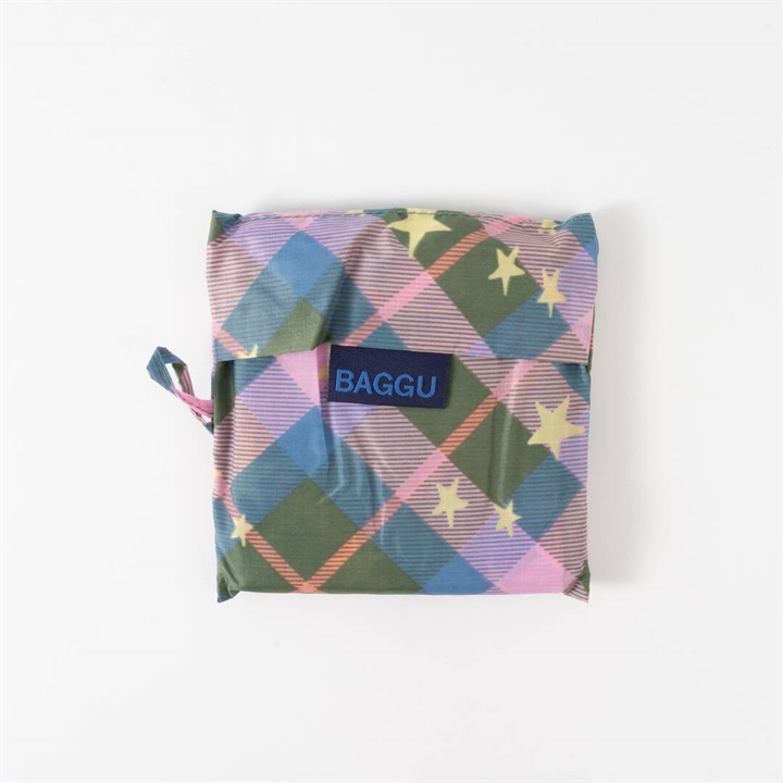 BAGGU】STANDARD BAGGU エコバッグ チェック｜てんとてん｜インテリア
