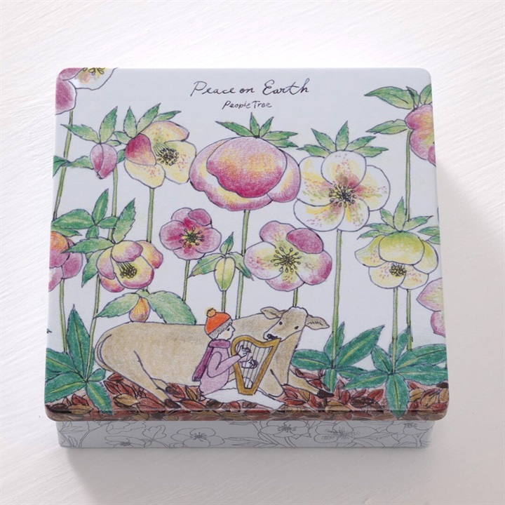 People Tree】フェアトレード&オーガニック ミルク＆カラメルイラスト