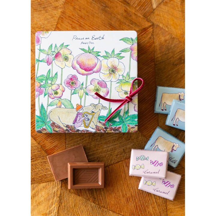 People Tree】フェアトレード&オーガニック ミルク＆カラメルイラスト