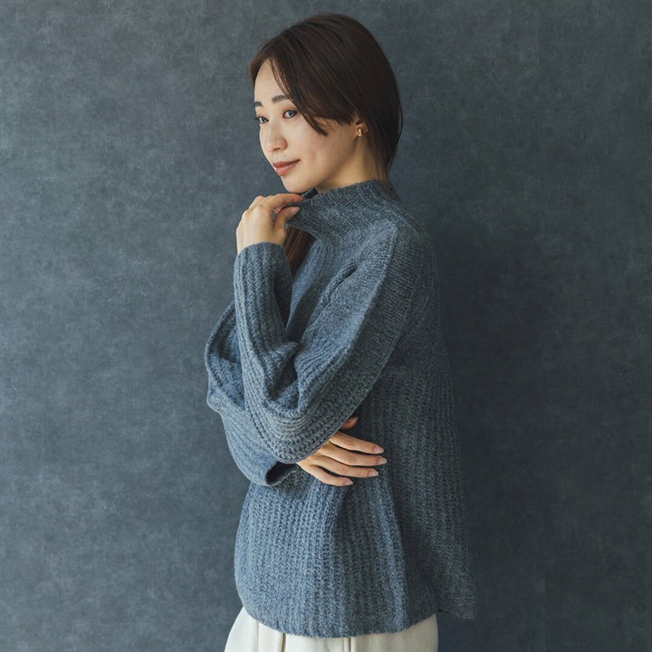 M.M.O】求心柄 長袖ニットプルオーバー｜てんとてん｜インテリア雑貨