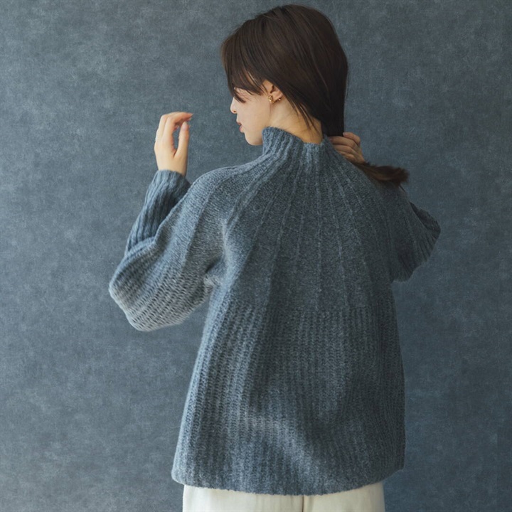 M.M.O】求心柄 長袖ニットプルオーバー｜てんとてん｜インテリア雑貨