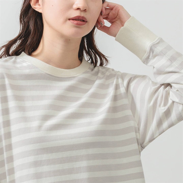 M.M.O】ベーシック 長袖ボーダーTシャツ｜てんとてん｜インテリア雑貨 