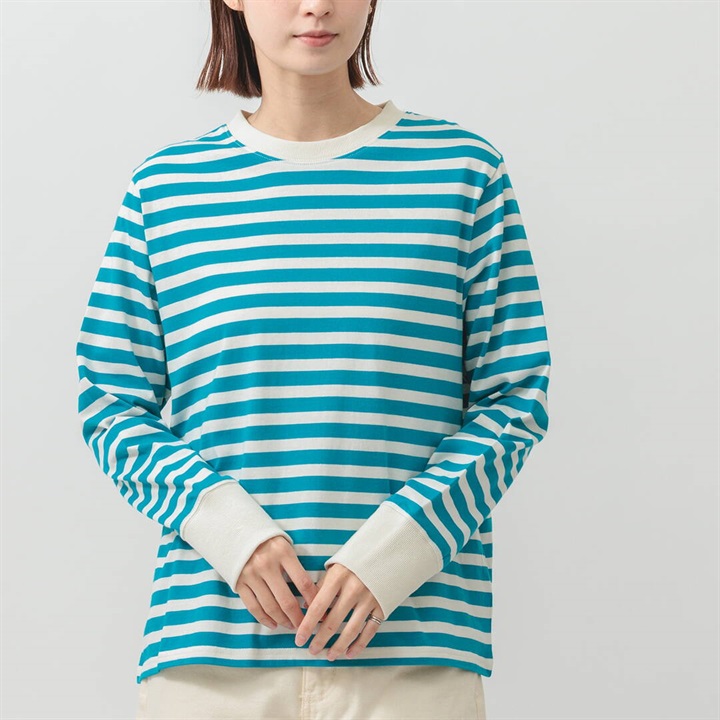 M.M.O】ベーシック 長袖ボーダーTシャツ｜てんとてん｜インテリア雑貨
