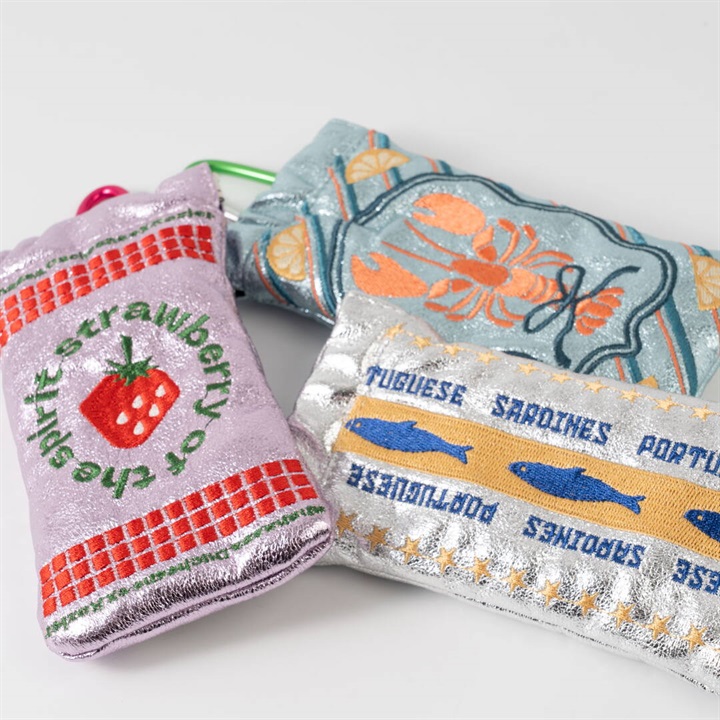 Casselini】刺繍サングラスケース｜てんとてん｜インテリア雑貨・食器