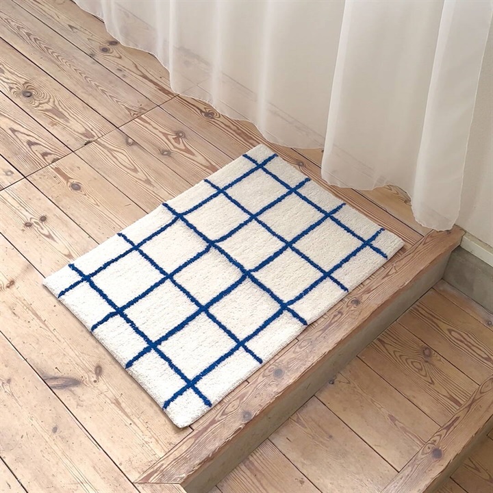 てんとてんオリジナル フロアマット 50×70cm CHECK SPICE｜てんとてん